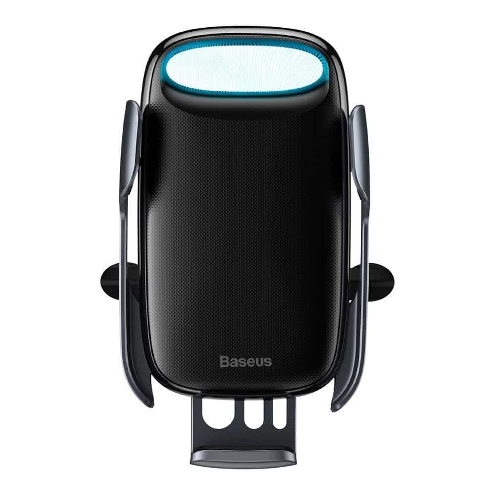Baseus Milky Way Qi Wireless Car Charger 15W Electric Phone Holder Black (WXHW02-01) - Image 2