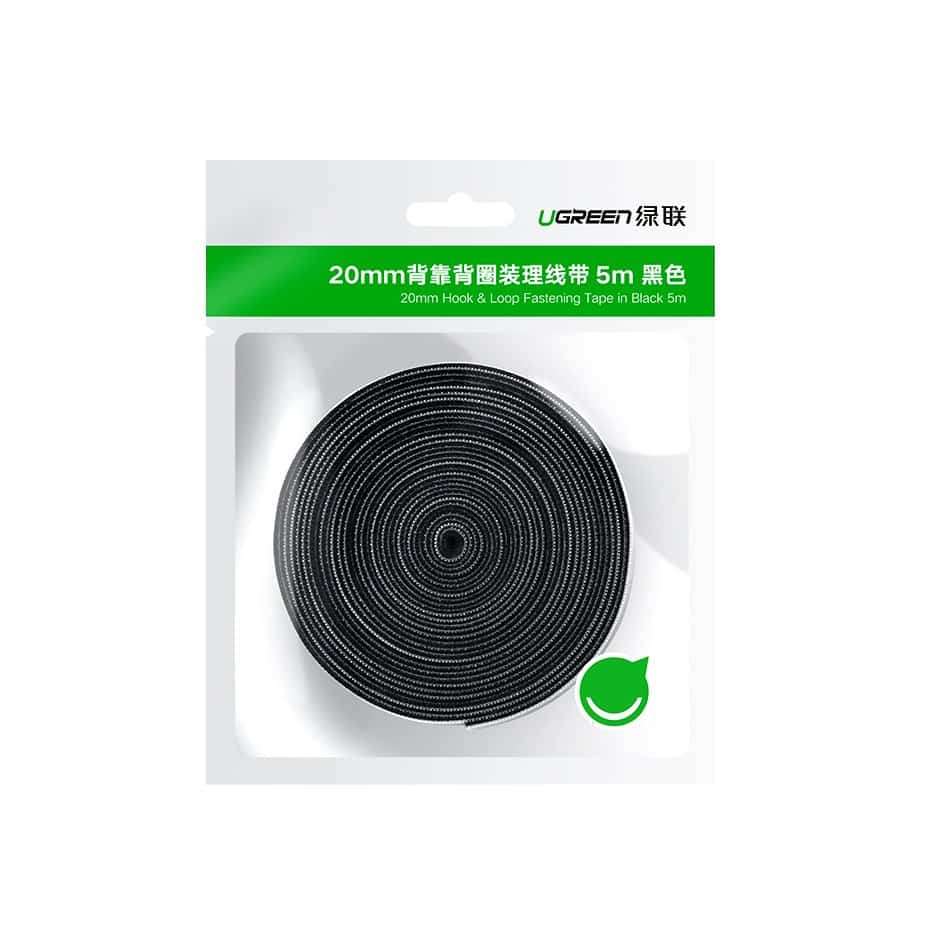 Ugreen velcro tape velcro cable organizer 2m Μαύρο (40354) - Image 11