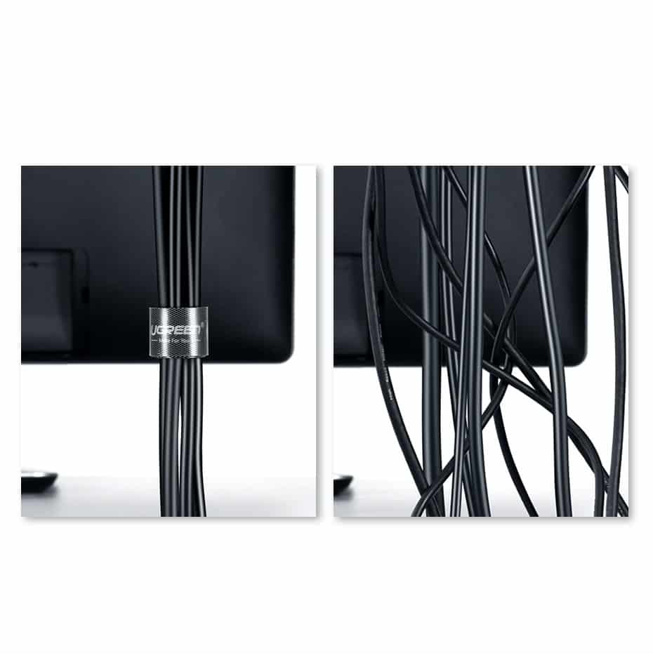 Ugreen velcro tape velcro cable organizer 2m Μαύρο (40354) - Image 3