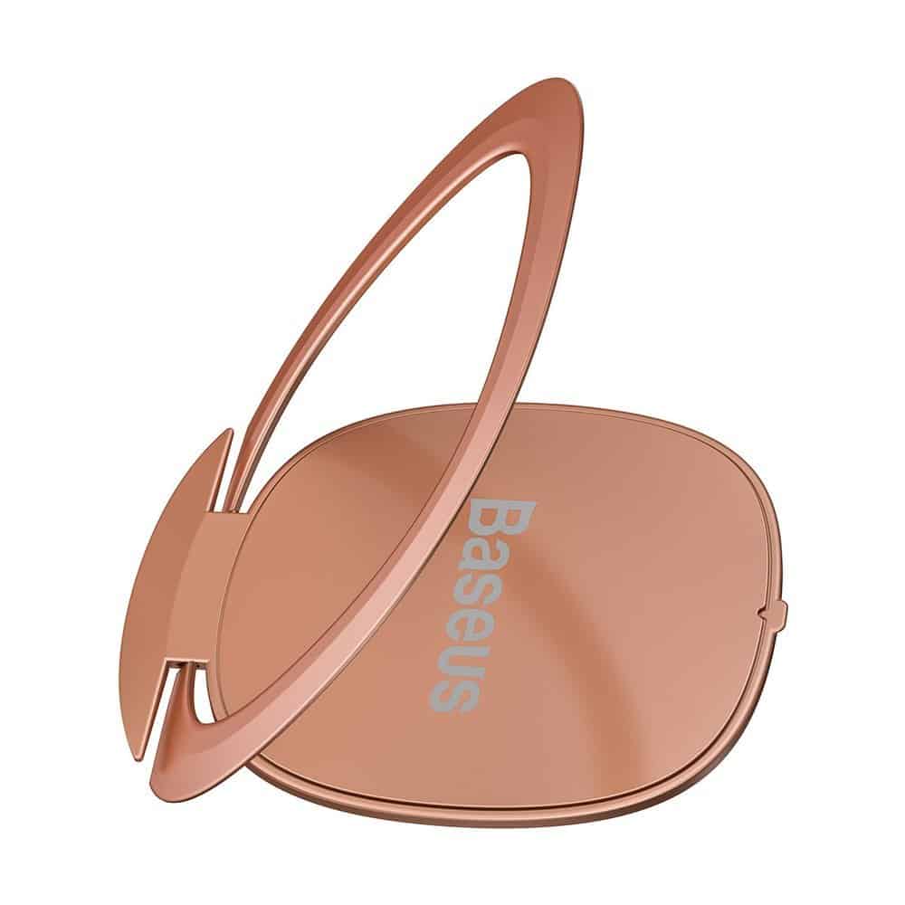 Baseus ultra-thin self-adhesive ring holder phone stand (Ροζ) (SUYB-0R) - Image 3