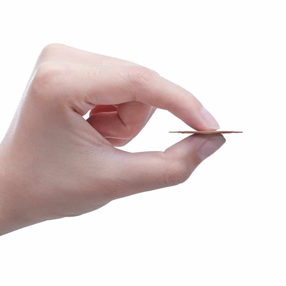 Baseus ultra-thin self-adhesive ring holder phone stand (Ροζ) (SUYB-0R) - Image 4