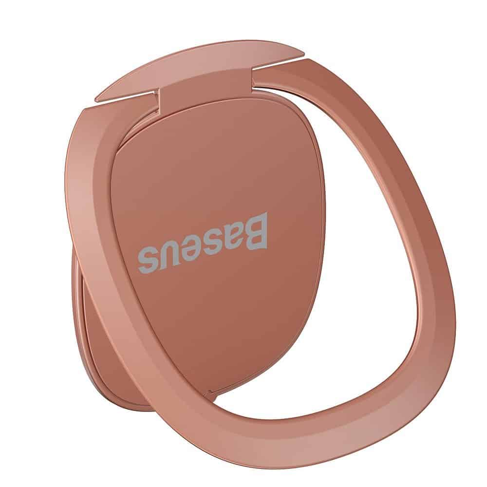 Baseus ultra-thin self-adhesive ring holder phone stand (Ροζ) (SUYB-0R) - Image 5