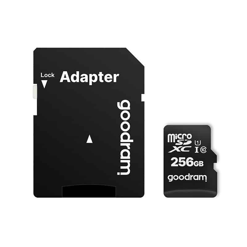 Goodram Microcard 256 GB micro SD HC UHS-I class 10 με SD αντάπτορα (M1AA-2560R12) - Image 3