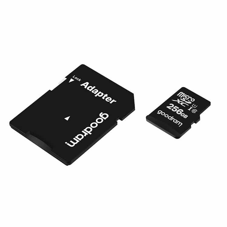 Goodram Microcard 256 GB micro SD HC UHS-I class 10 με SD αντάπτορα (M1AA-2560R12) - Image 4