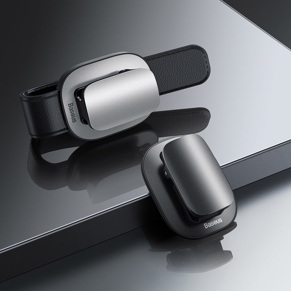Baseus Car Holder Glasses Clip Silver (ACYJN-B0S) - Image 6