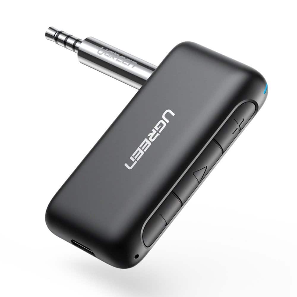 Ugreen Bluetooth 5.0 audio receiver AUX mini jack for car Μαύρο (70303) - Image 2