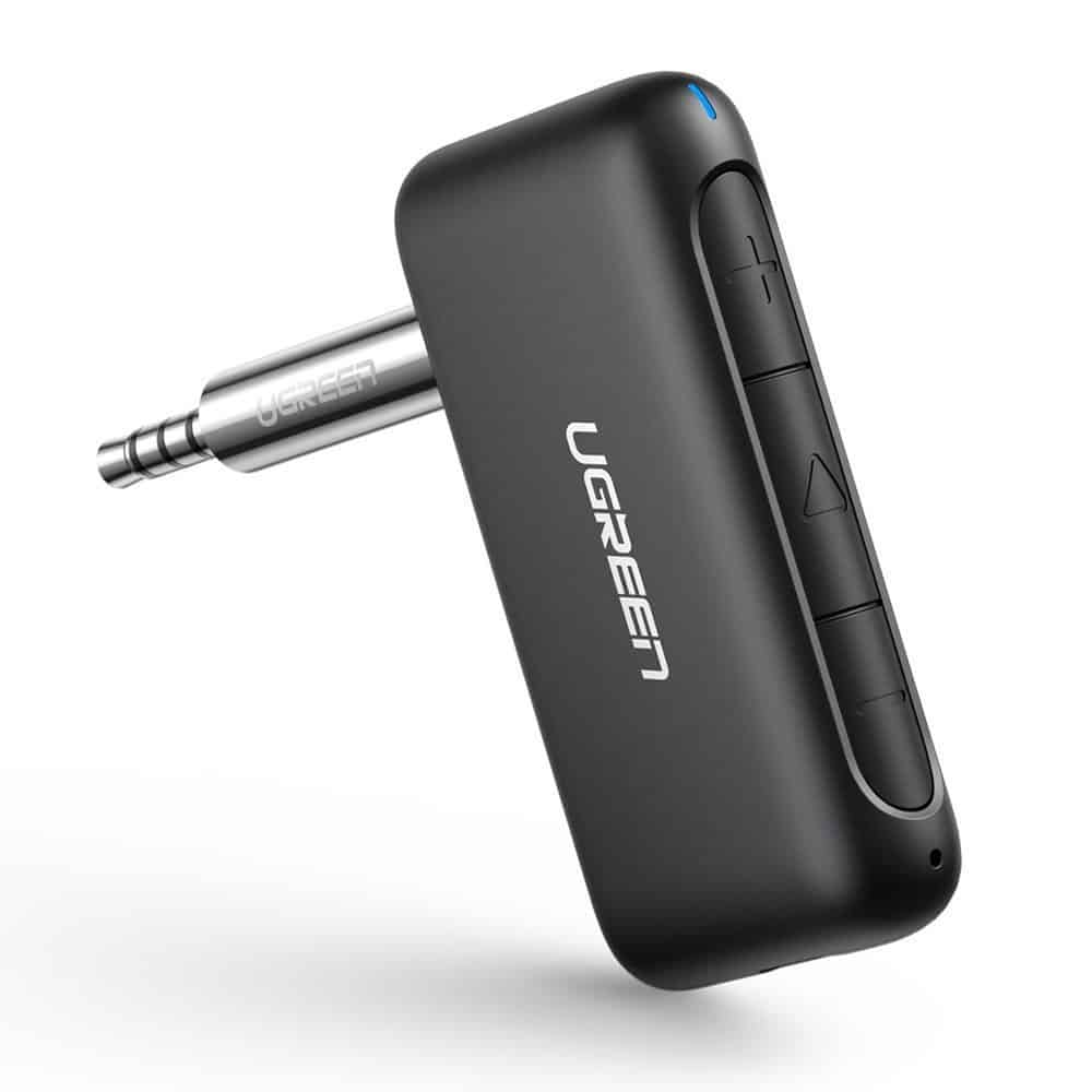 Ugreen Bluetooth 5.0 audio receiver AUX mini jack for car Μαύρο (70303) - Image 3