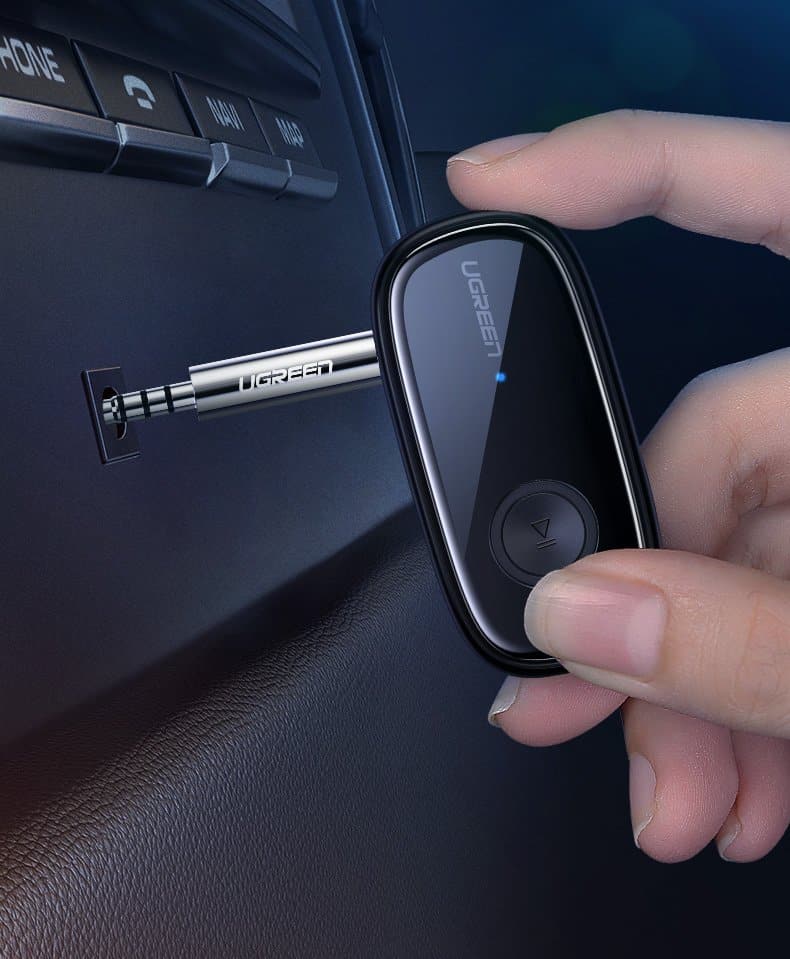 Ugreen Bluetooth 5.0 audio receiver AUX aptX, aptX LL mini headphone jack Μαύρο (70304) - Image 11