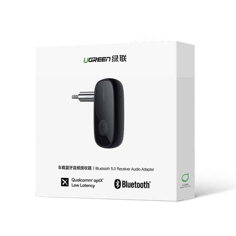Ugreen Bluetooth 5.0 audio receiver AUX aptX, aptX LL mini headphone jack Μαύρο (70304) - Image 14