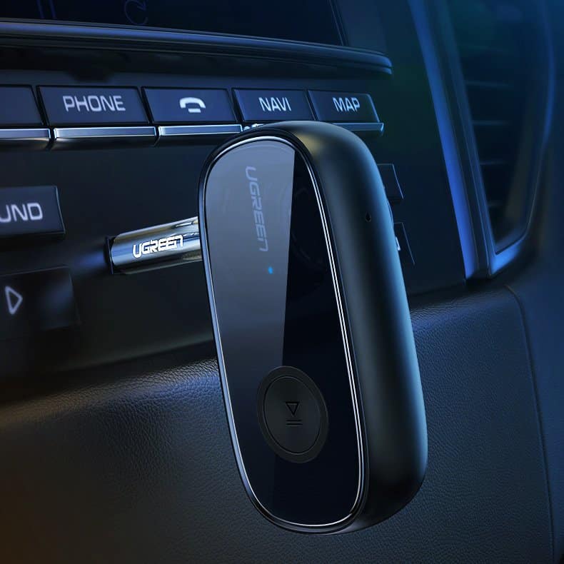 Ugreen Bluetooth 5.0 audio receiver AUX aptX, aptX LL mini headphone jack Μαύρο (70304) - Image 3