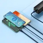 Baseus Flash Series II cable USB - USB Type C / Lightning / micro USB 100 W 1.2 m Μπλέ (CASS030003) - Image 9