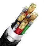 Baseus Flash Series II USB Type C / USB Type A cable - USB Type C / Lightning / micro USB 100 W 1.2 m black (CASS030101) - Image 6