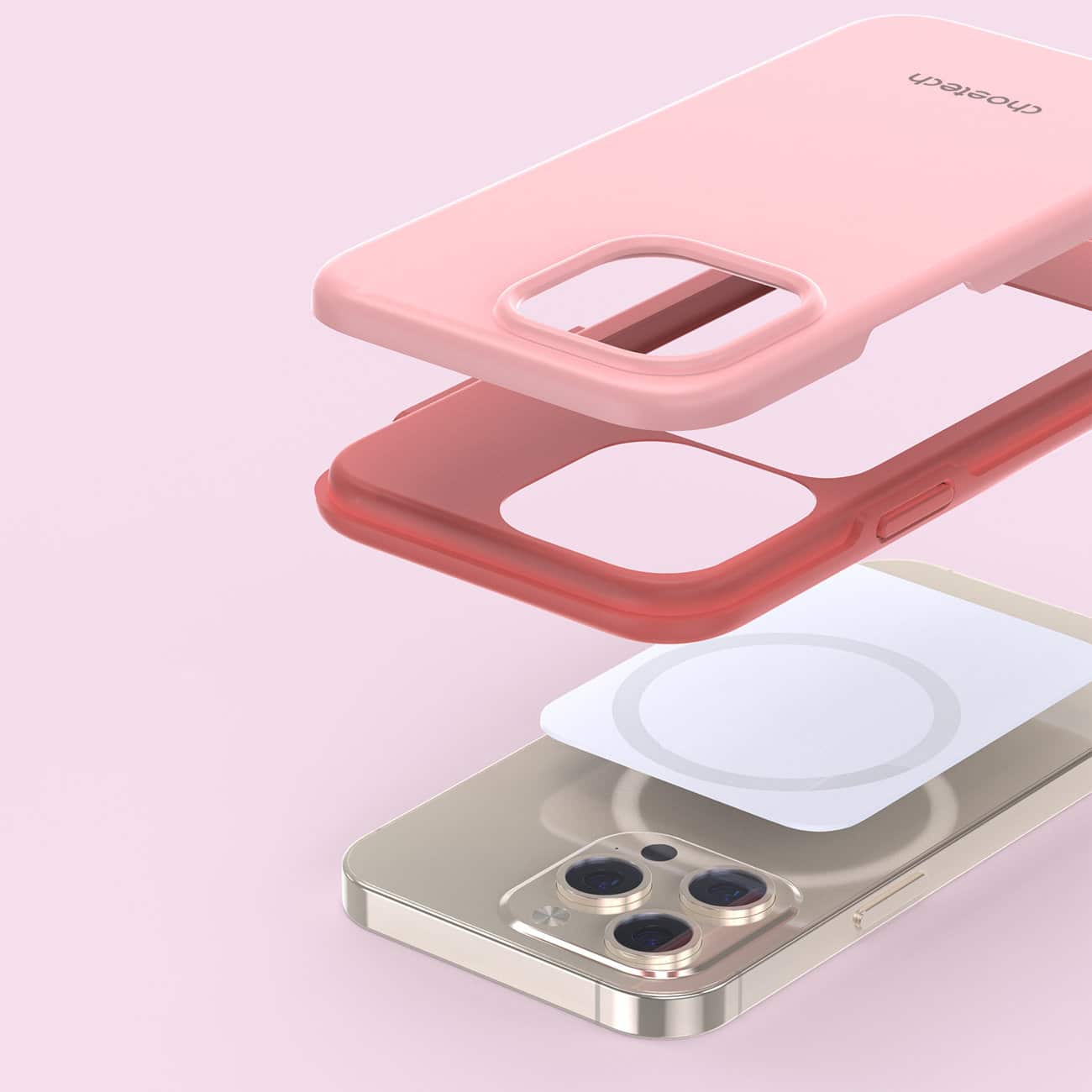Choetech MFM - θήκη για Apple iPhone 13 Pro - Ροζ - Image 10