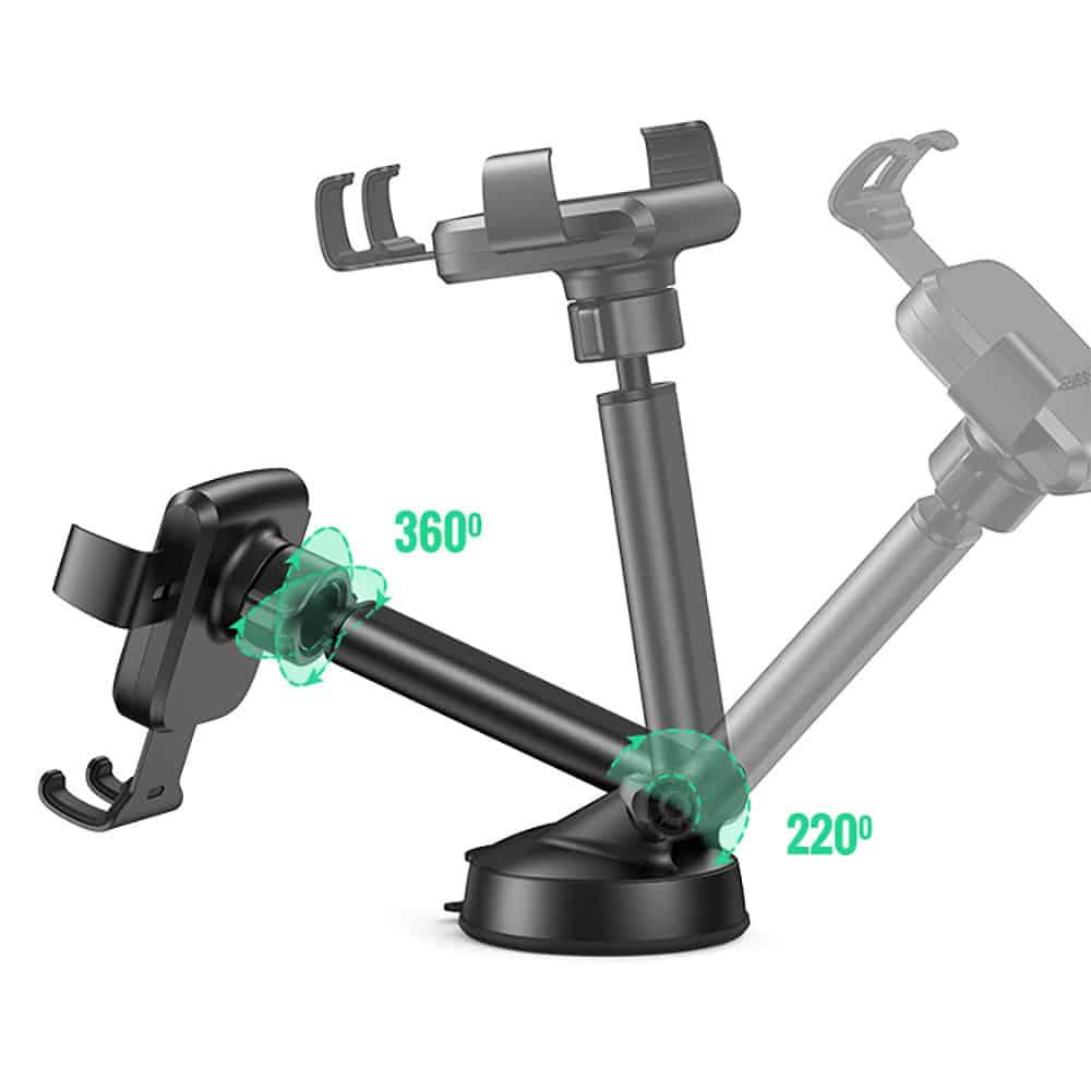 Ugreen gravity phone holder for dashboard cockpit Μαύρο (LP200 60990B) - Image 4