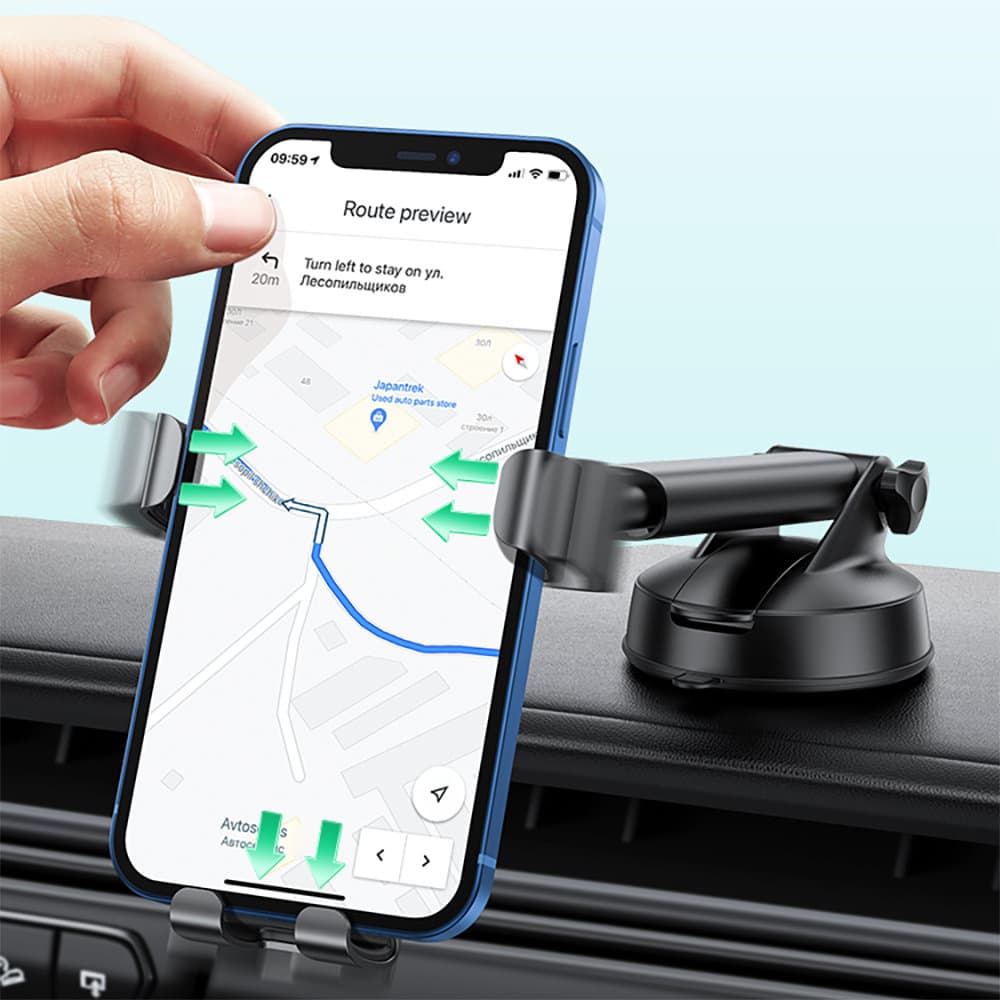 Ugreen gravity phone holder for dashboard cockpit Μαύρο (LP200 60990B) - Image 8