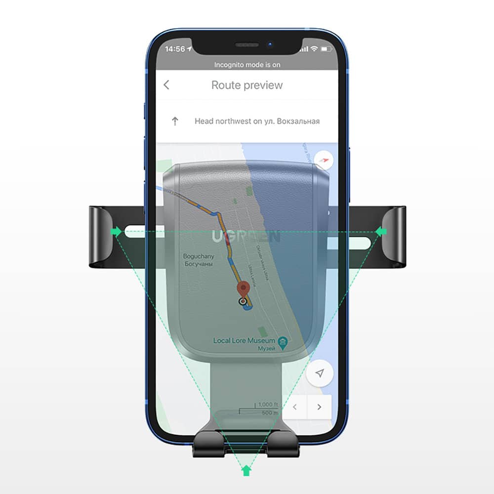 Ugreen gravity phone holder for dashboard cockpit Μαύρο (LP200 60990B) - Image 9