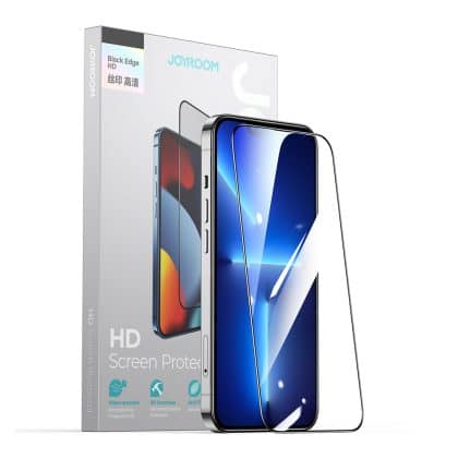 Joyroom Knight 2,5D TG Tempered Glass for iPhone 14 Plus Full Screen with Frame Διαφανές (JR-H03)