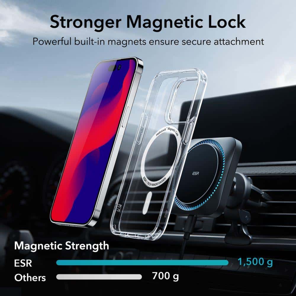 ESR Classic Hybrid HaloLock - θήκη για Apple iPhone 14 Pro - Διάφανο - Image 3