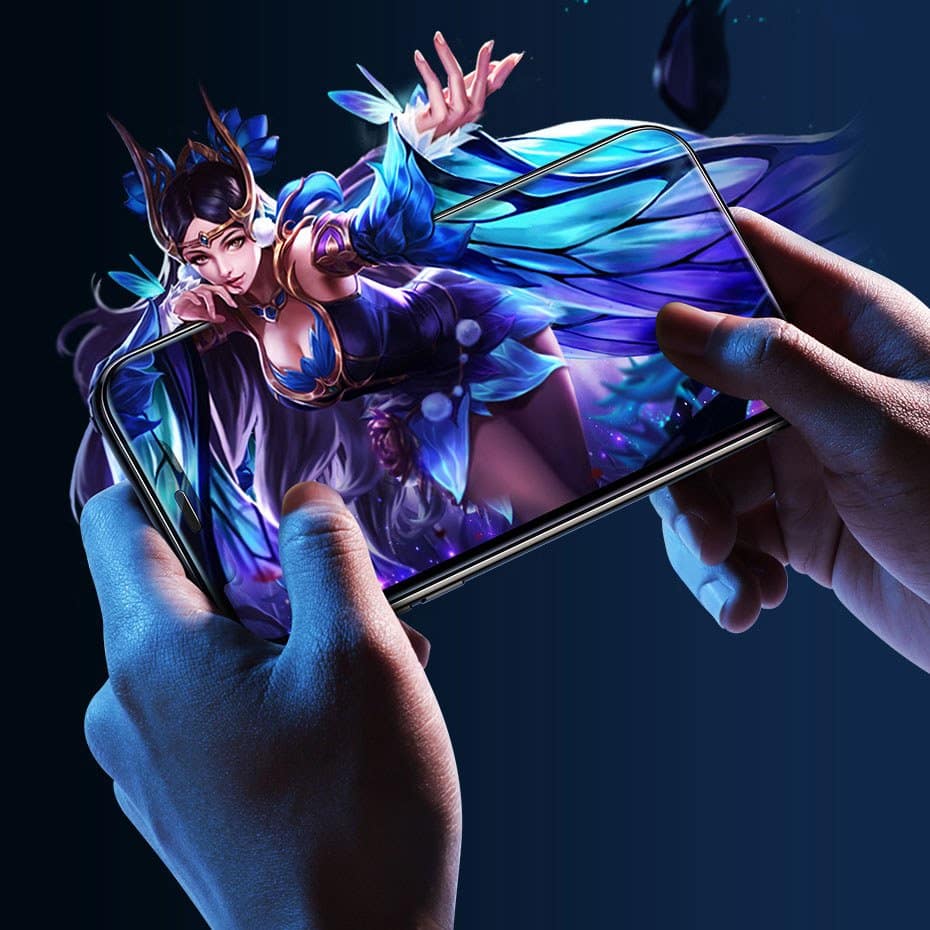 Baseus 2x full screen glass with 0.3mm Full Screen frame 9H iPhone 11 Pro / iPhone XS / iPhone X + black positioner (SGAPIPH58-WD01) - Image 10