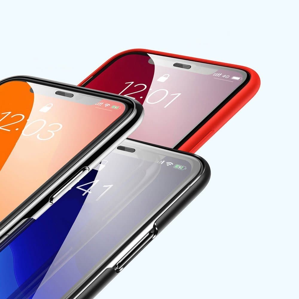 Baseus 2x full screen glass with 0.3mm Full Screen frame 9H iPhone 11 Pro / iPhone XS / iPhone X + black positioner (SGAPIPH58-WD01) - Image 14