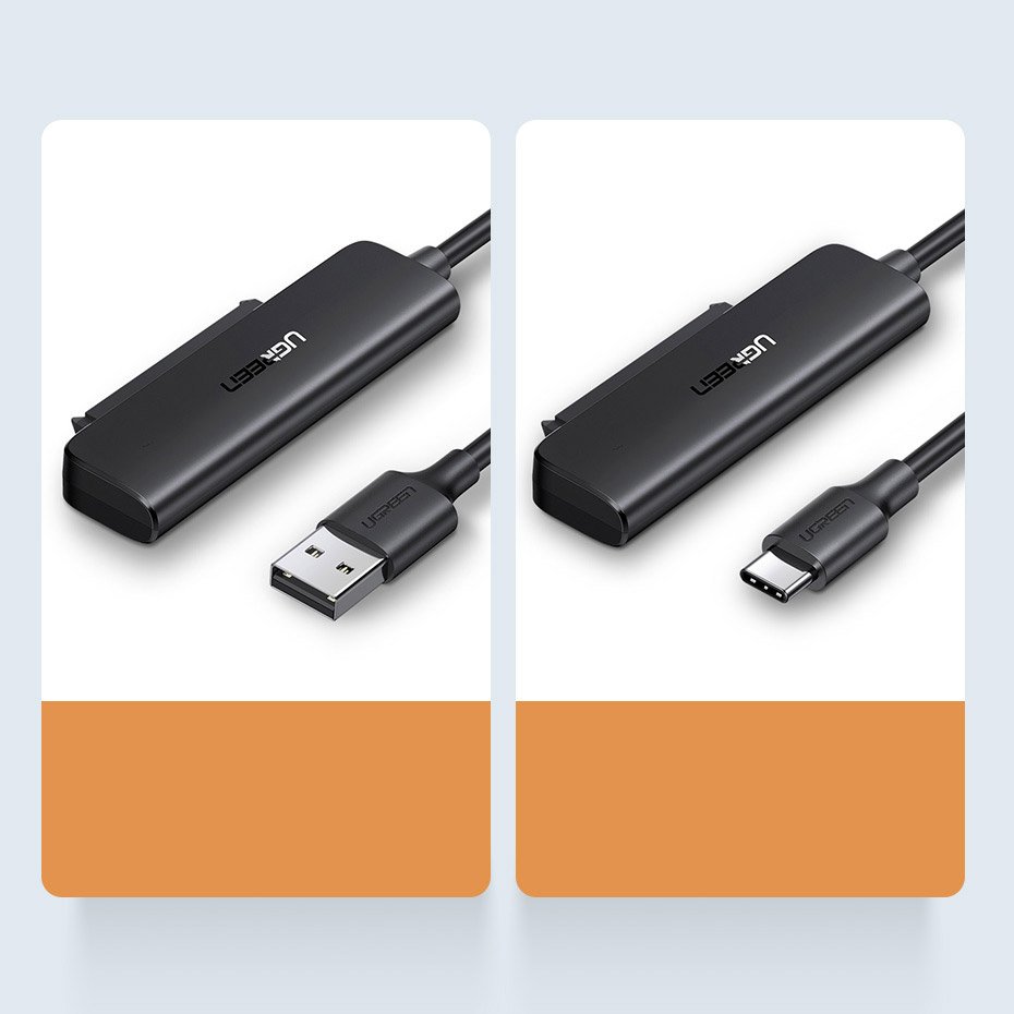 Ugreen adapter 2.5 '' SATA III 3.0 HDD SSD - USB 3.2 Gen 1 (SuperSpeed USB 5 Gbps) Μαύρο (70609 CM321) - Image 7