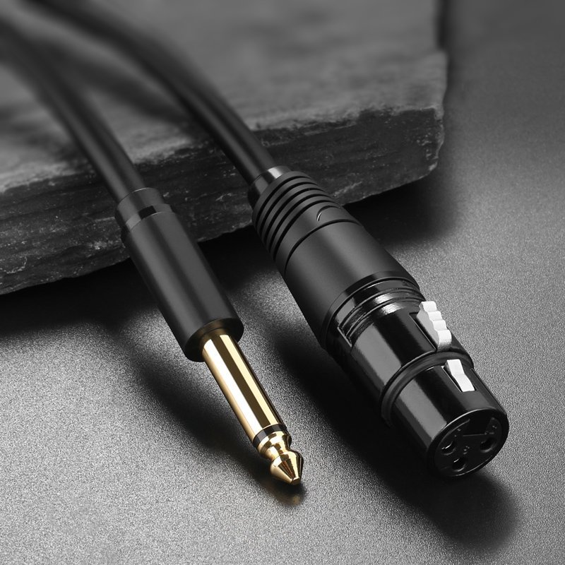 Ugreen audio cable Microphone cable to XLR microphone (female) - 6.35 mm jack (male) 3 m (AV131) - Image 3