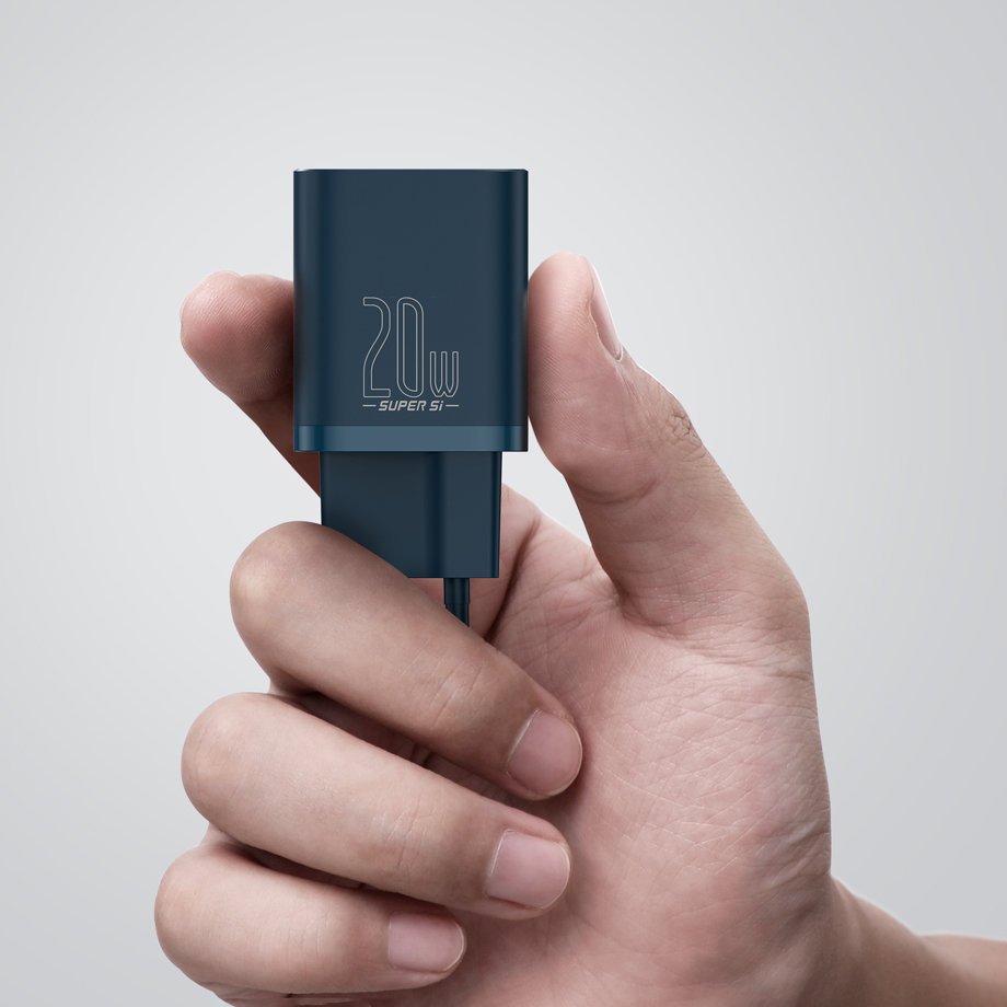 Baseus Super Si 1C fast charger USB Type C 20 W Power Delivery blue (CCSUP-B03) - Image 12