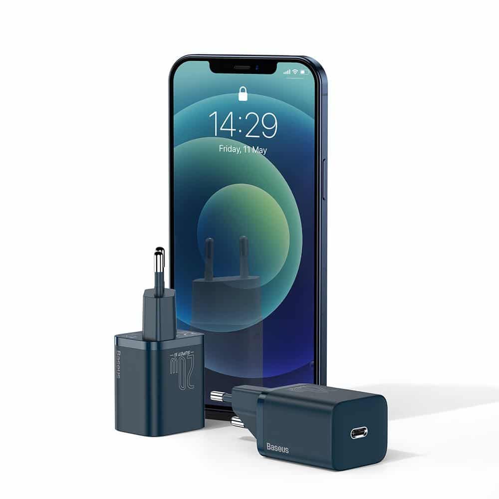 Baseus Super Si 1C fast charger USB Type C 20 W Power Delivery blue (CCSUP-B03) - Image 13