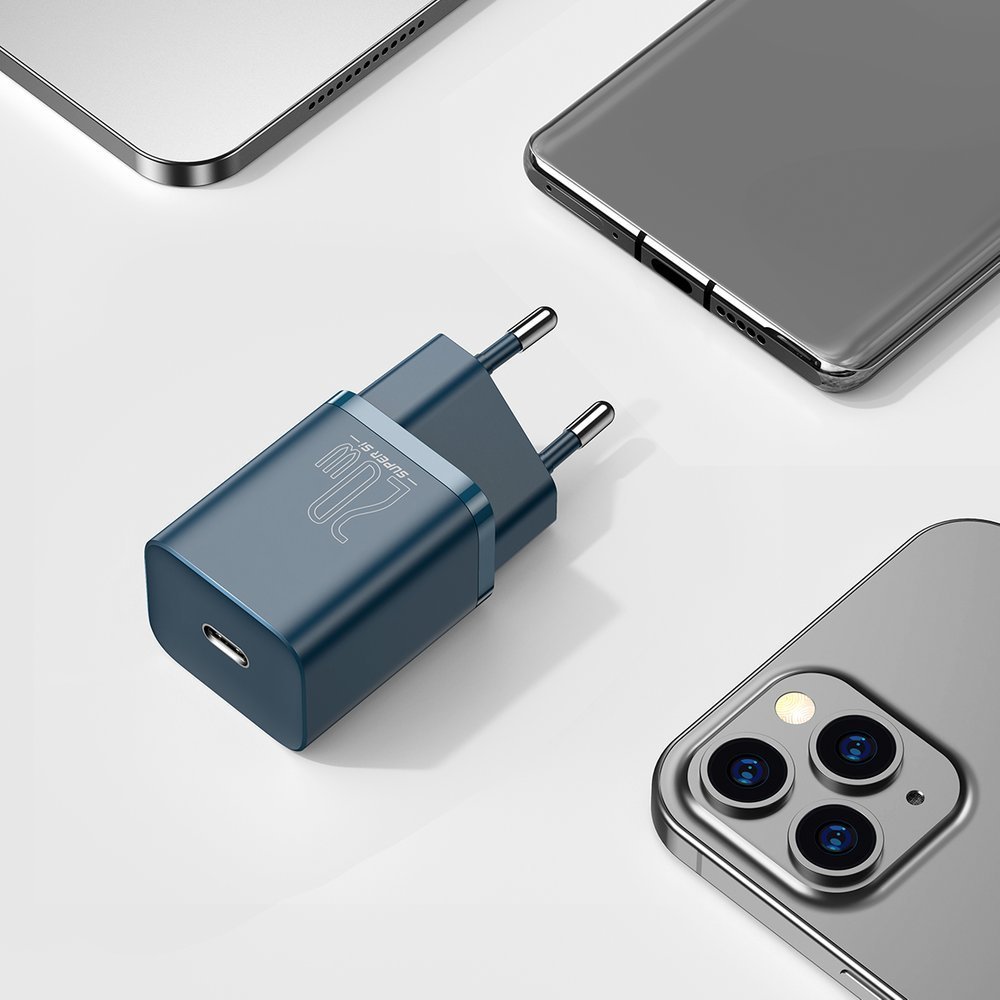 Baseus Super Si 1C fast charger USB Type C 20 W Power Delivery blue (CCSUP-B03) - Image 10