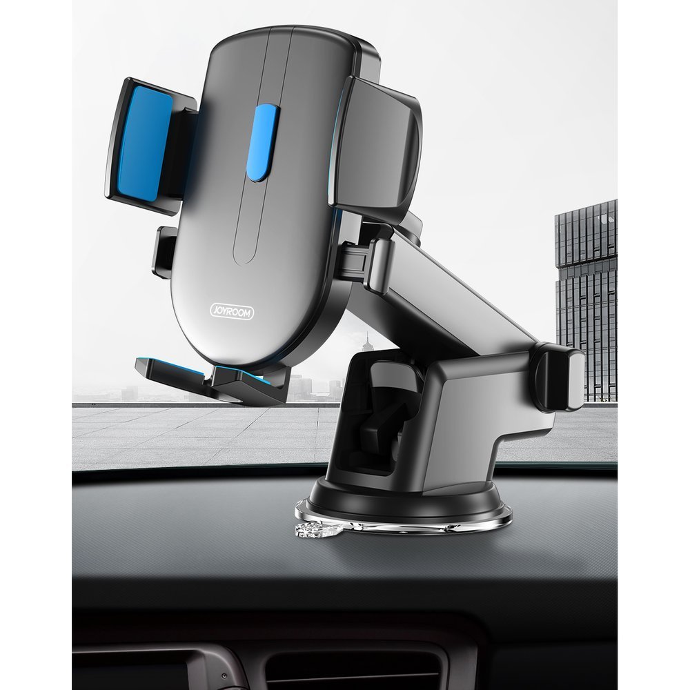 Joyroom car phone holder with telescopic extendable arm for dashboard and windshield black (JR-OK3) - Image 2