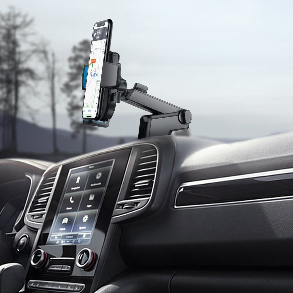 Joyroom car phone holder with telescopic extendable arm for dashboard and windshield black (JR-OK3) - Image 11