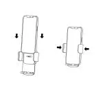Baseus 2in1 car holder for cockpit and ventilation grille black (SUYK000001) - Image 24
