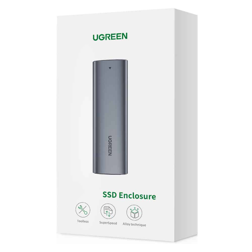 Ugreen Hard Drive Bay M.2 B-Key SATA 3.0 5Gbps Γκρί + USB Type C Καλώδιο (CM400) - Image 6