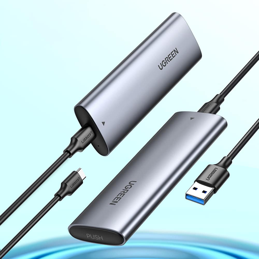 Ugreen Hard Drive Bay M.2 B-Key SATA 3.0 5Gbps Γκρί + USB Type C Καλώδιο (CM400) - Image 14