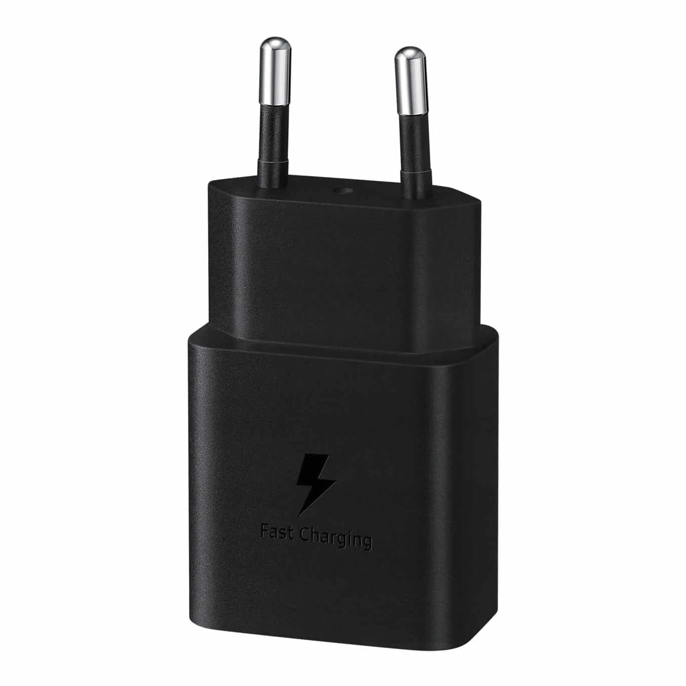 Samsung USB wall charger Type C 15W PD AFC + USB Type C cable Μαύρο (EP-T1510XBEGEU) - Image 3