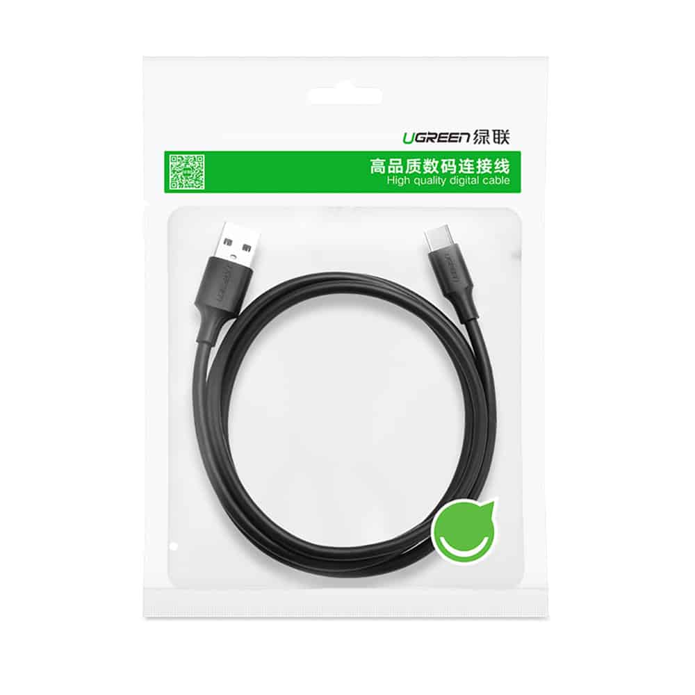 Ugreen cable USB cable - USB Type C Quick Charge 3.0 3A 0.25m black (US287 60114) - Image 5