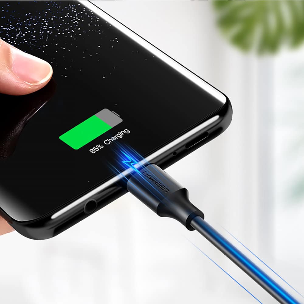 Ugreen cable USB cable - USB Type C Quick Charge 3.0 3A 0.25m black (US287 60114) - Image 6
