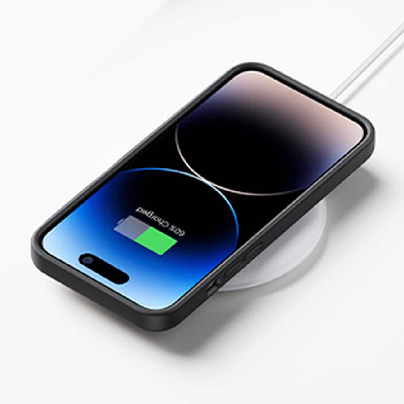 Ugreen Silky Silicone Protective Case - Apple iPhone 14 Pro - Μαύρο - Image 12