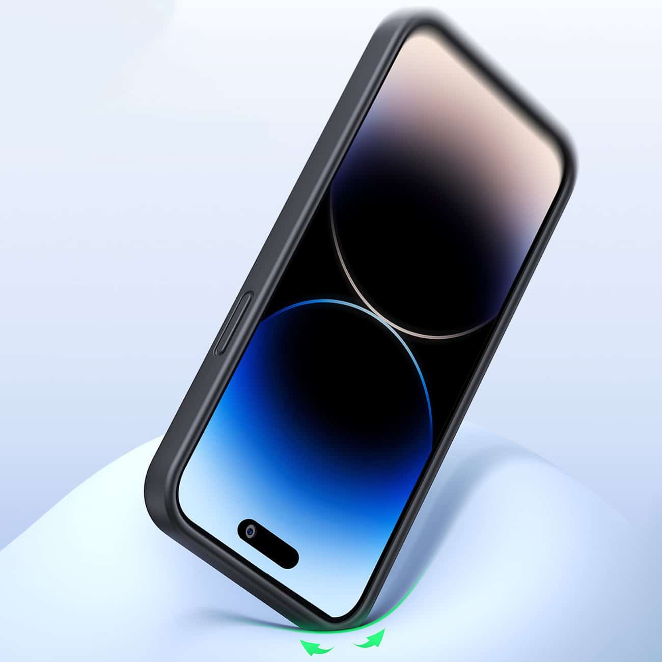 Ugreen Silky Silicone Protective Case - Apple iPhone 14 Pro - Μαύρο - Image 7
