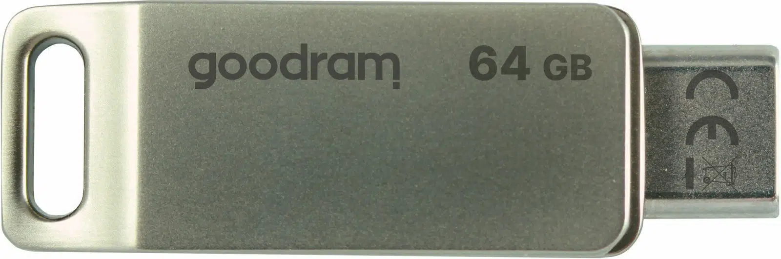 GoodRAM Flash Drive ODA3 64GB USB 3.2 OTG/USB C, Ασημί (ODA3-0640S0R11) - Image 3