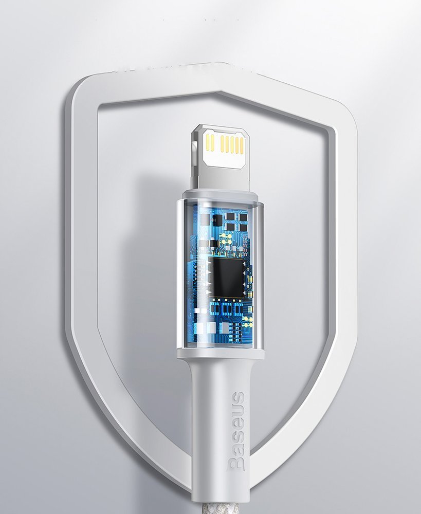 Baseus USB Type C cable - Lightning Fast Charging Power Delivery 20 W 2 m white (CATLGD-A02) - Image 17