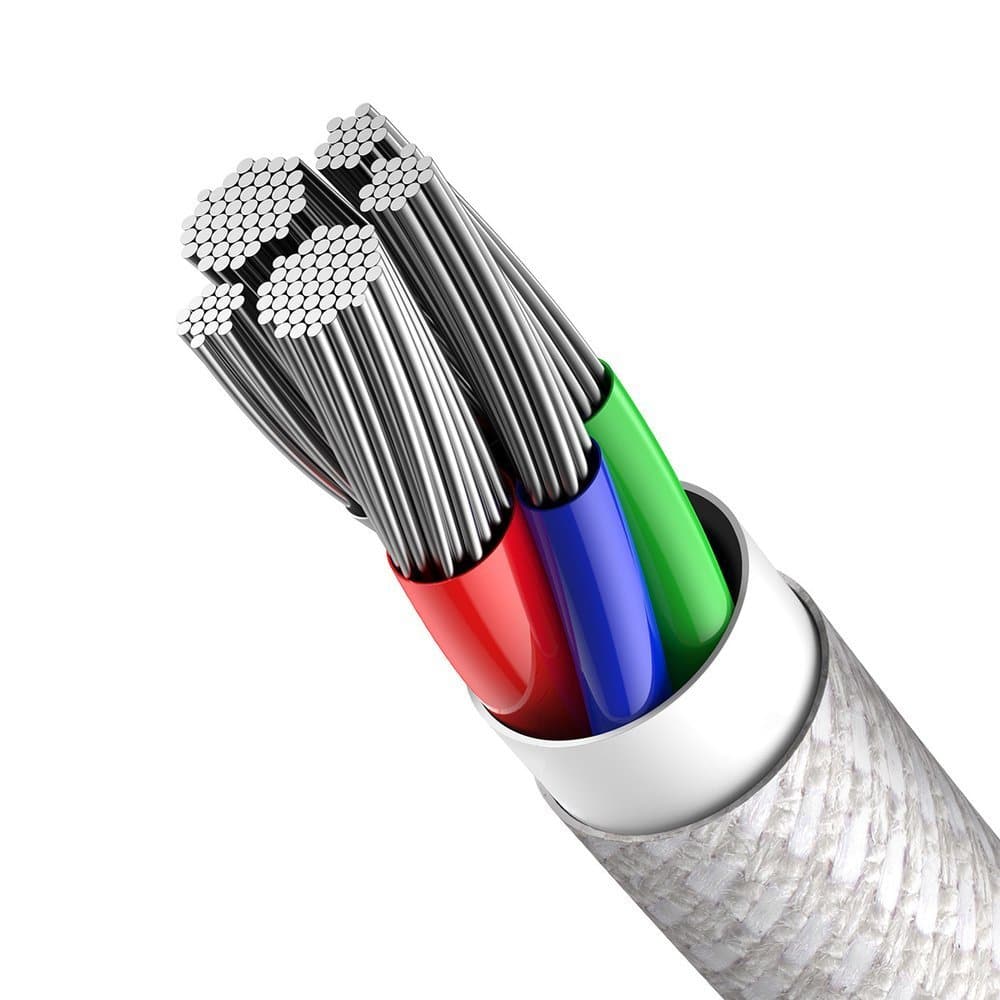 Baseus USB Type C cable - Lightning Fast Charging Power Delivery 20 W 2 m white (CATLGD-A02) - Image 7