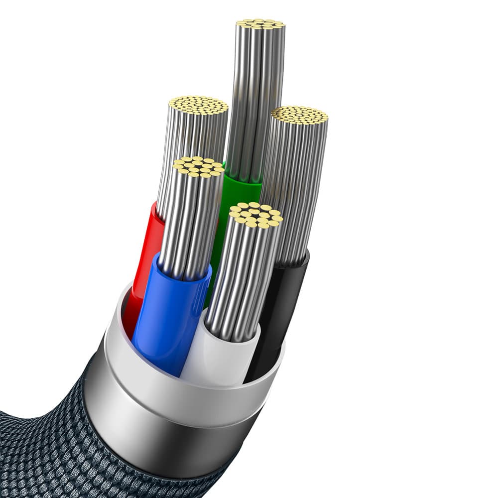 Baseus crystal shine series fast charging data cable USB Type C to Lightning 20W 1.2m black (CAJY000201) - Image 8