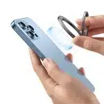 Baseus Halo magnetic ring holder phone stand Ασημένιο (SUCH000012) - Image 12