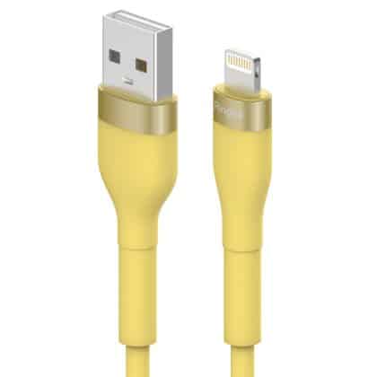 Ringke USB-A cable - Lightning 480Mb / s 12W 2m Κίτρινο (CB60037RS)