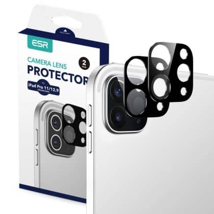 TEMPERED GLASS ESR CAMERA LENS 2-PACK IPAD PRO 11 / PRO 12.9 BLACK
