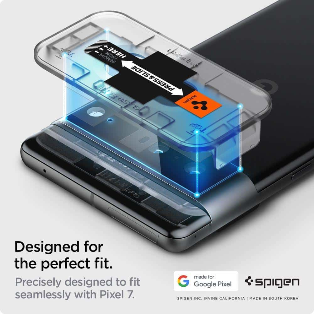 Spigen OPTIK.TR CAMERA PROTECTOR 2-PACK GOOGLE PIXEL 7 BLACK - Image 6