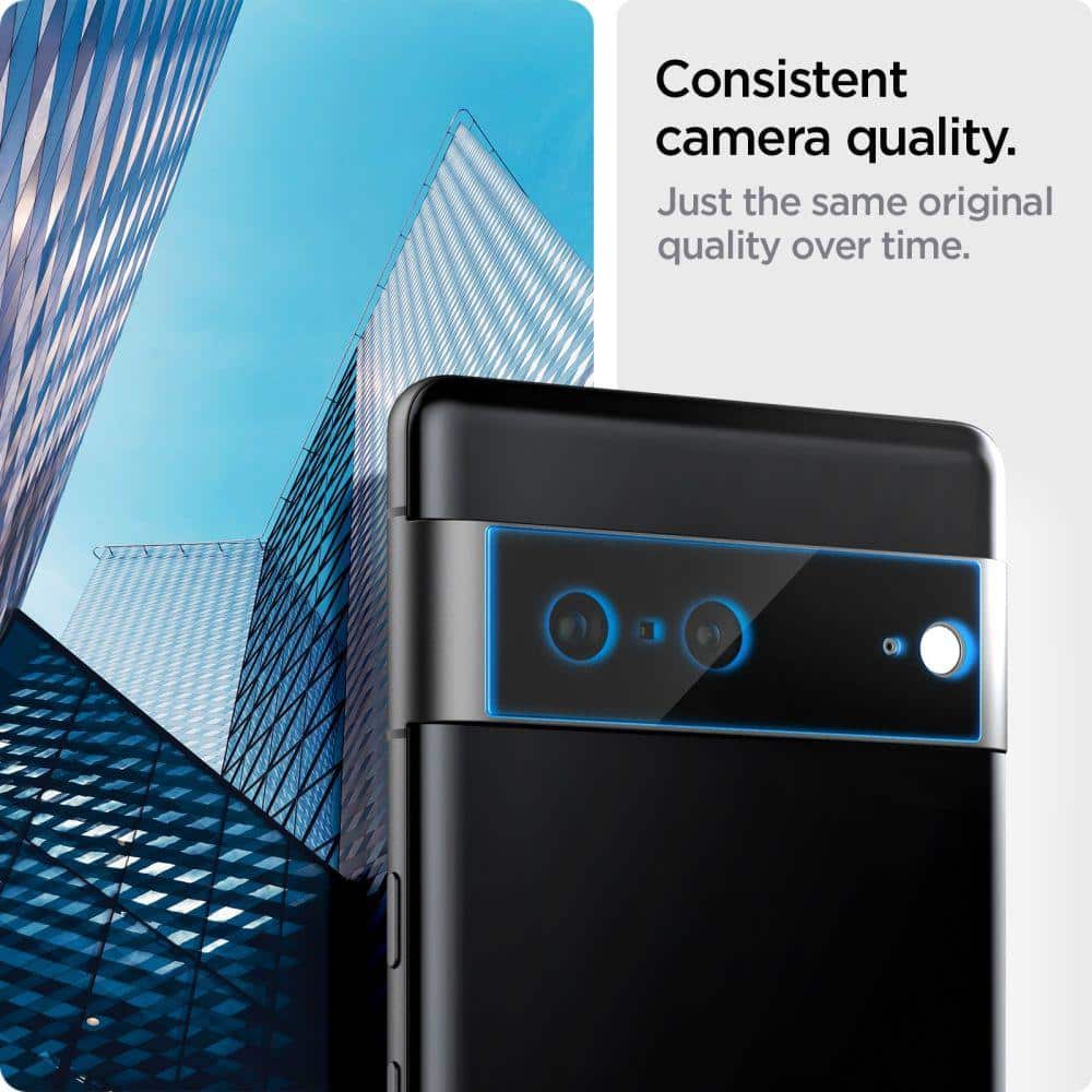 Spigen OPTIK.TR CAMERA PROTECTOR 2-PACK GOOGLE PIXEL 7 BLACK - Image 8