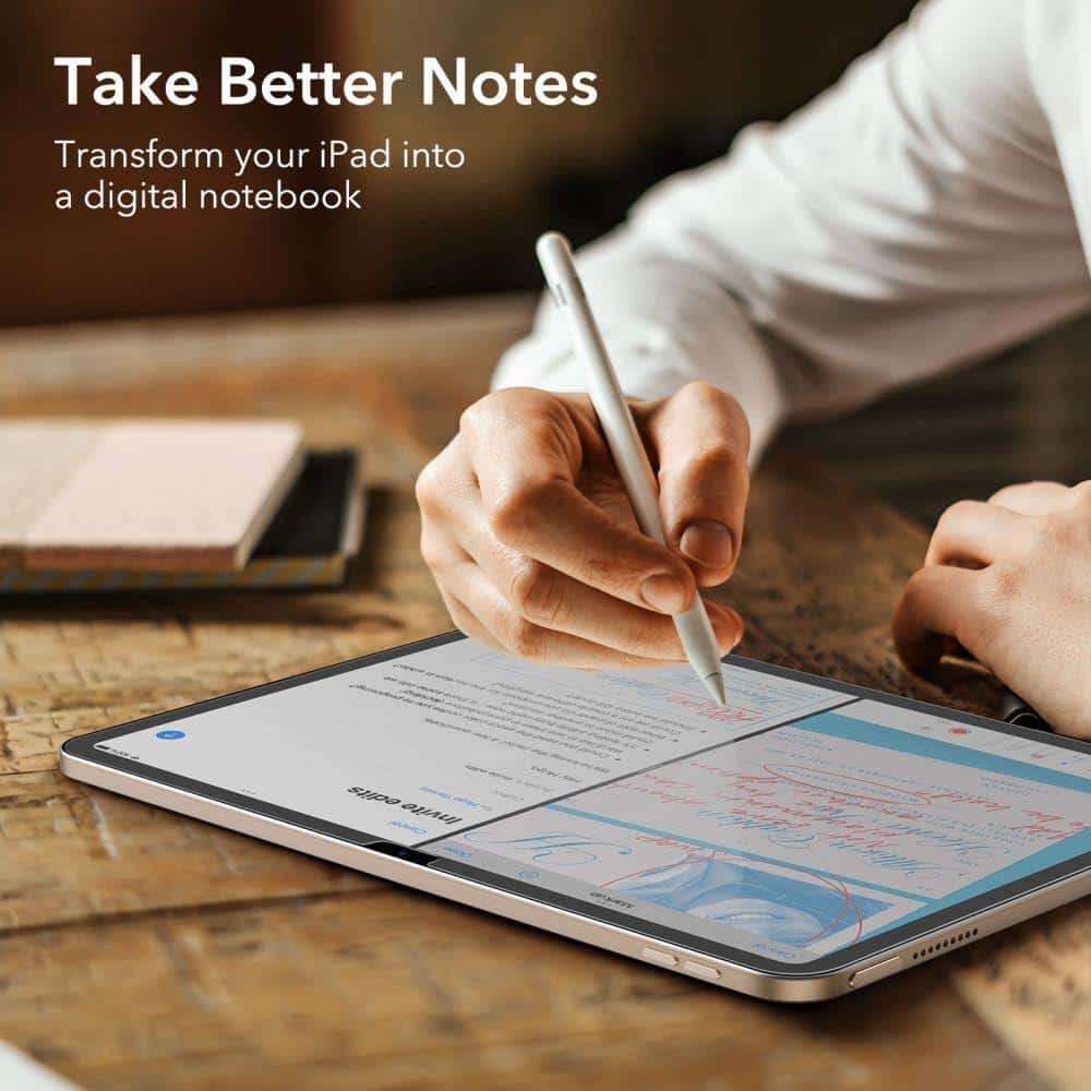 PROTECTIVE FILM ESR PAPER FEEL 2-PACK IPAD 10.9 2022 MATTE CLEAR - Image 4