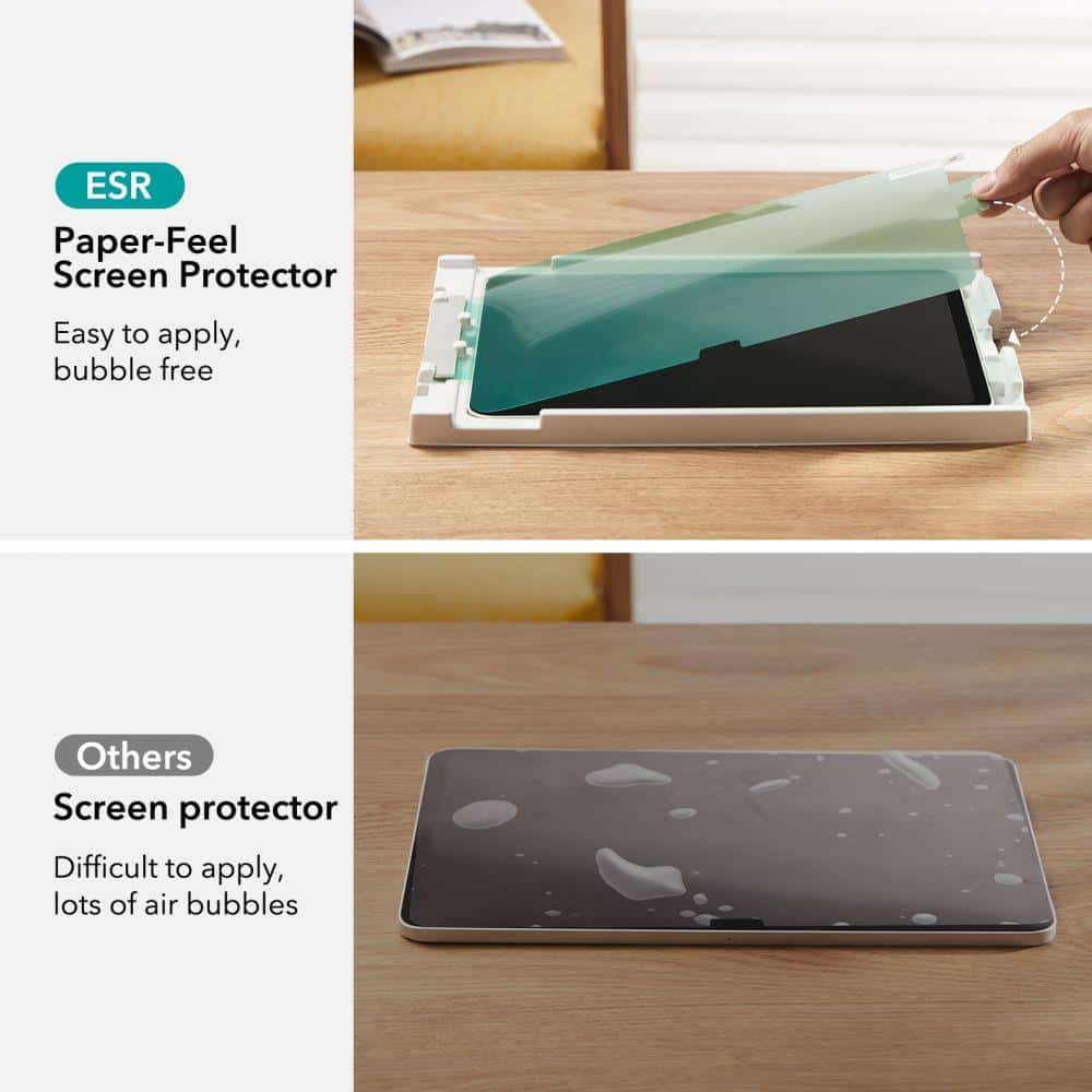 PROTECTIVE FILM ESR PAPER FEEL 2-PACK IPAD 10.9 2022 MATTE CLEAR - Image 6